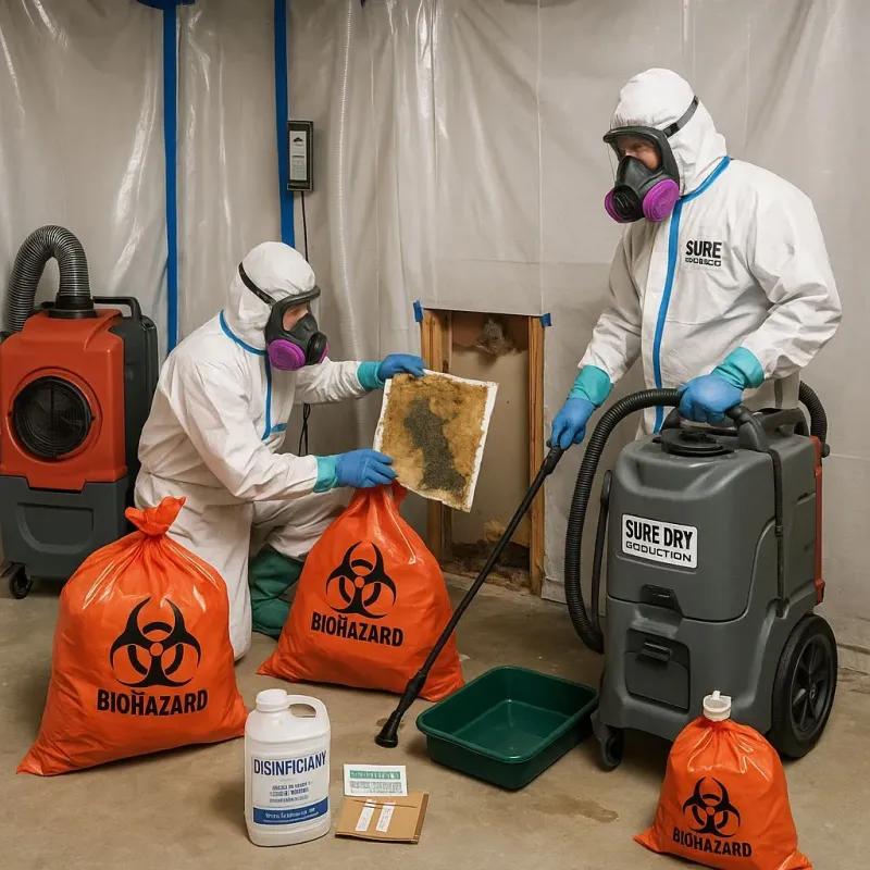 Contaminated Water Handling Protocols process in Mackinaw, IL